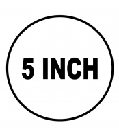 5" Diameter (125mm)